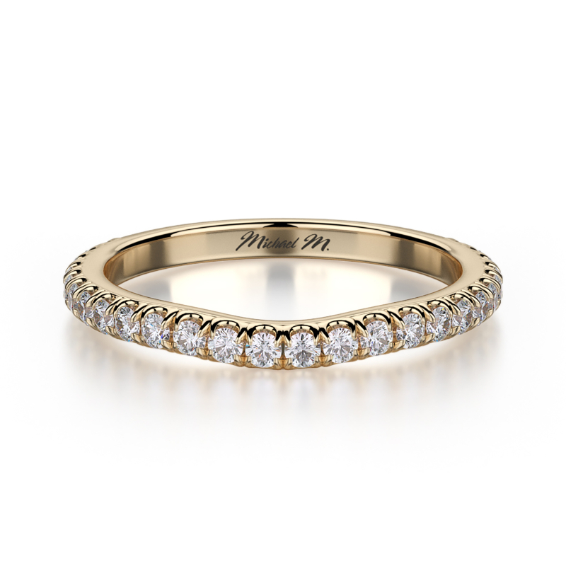 R490B Women's Yellow Gold Wedding Ring