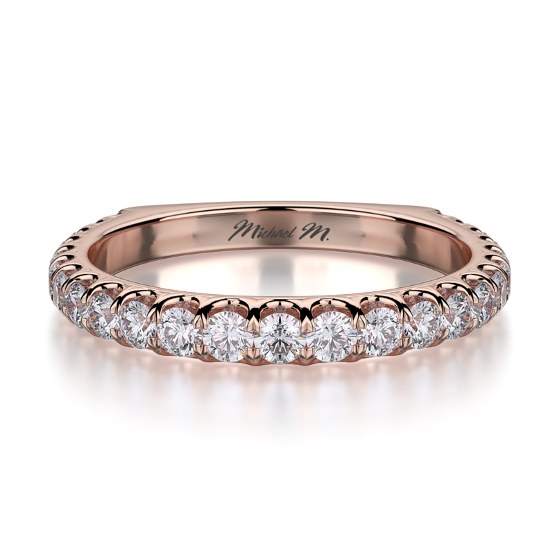 R655SB Women's Rose Gold Wedding Ring