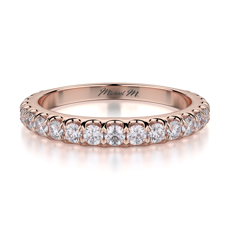 R693B Women's Rose Gold Wedding Ring