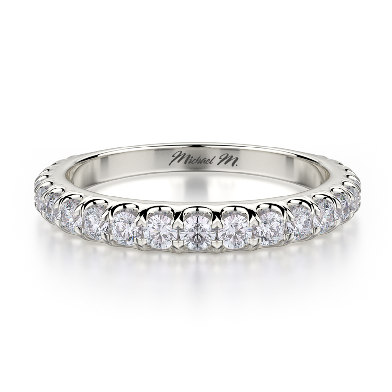 R693B Women's White Gold Wedding Ring
