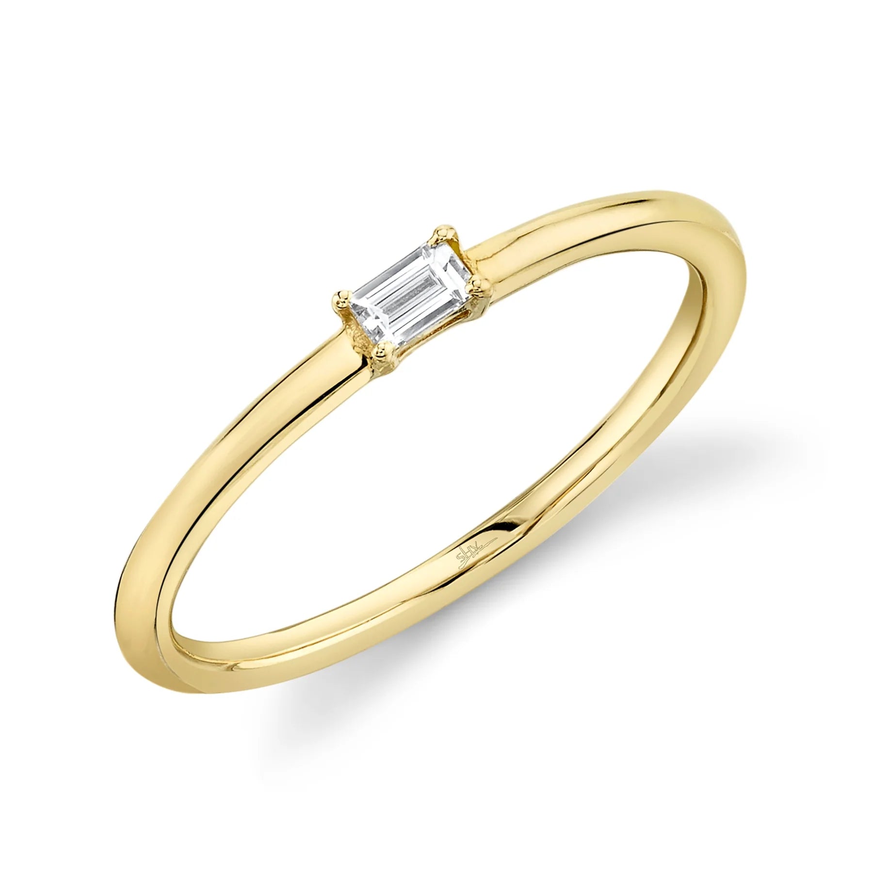 0.07ctw Diamond Baguette Ring