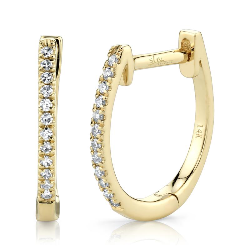 SC55001598 Kate Huggie Earrings In 14k Yellow Gold