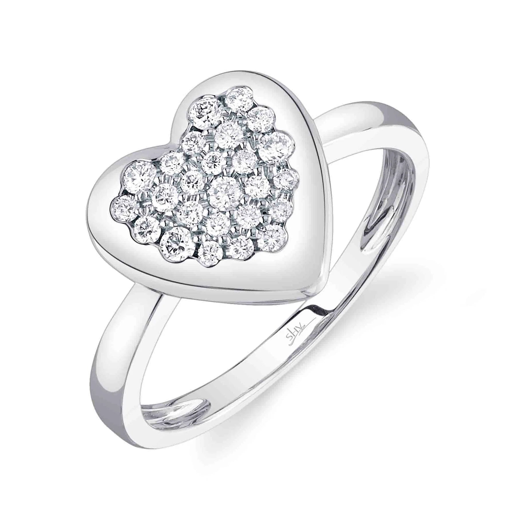 0.26ctw Diamond Heart Ring