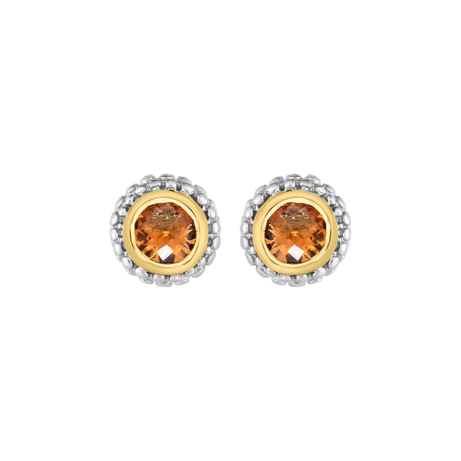 Phillip Gavriel Silver Citrine Earrings