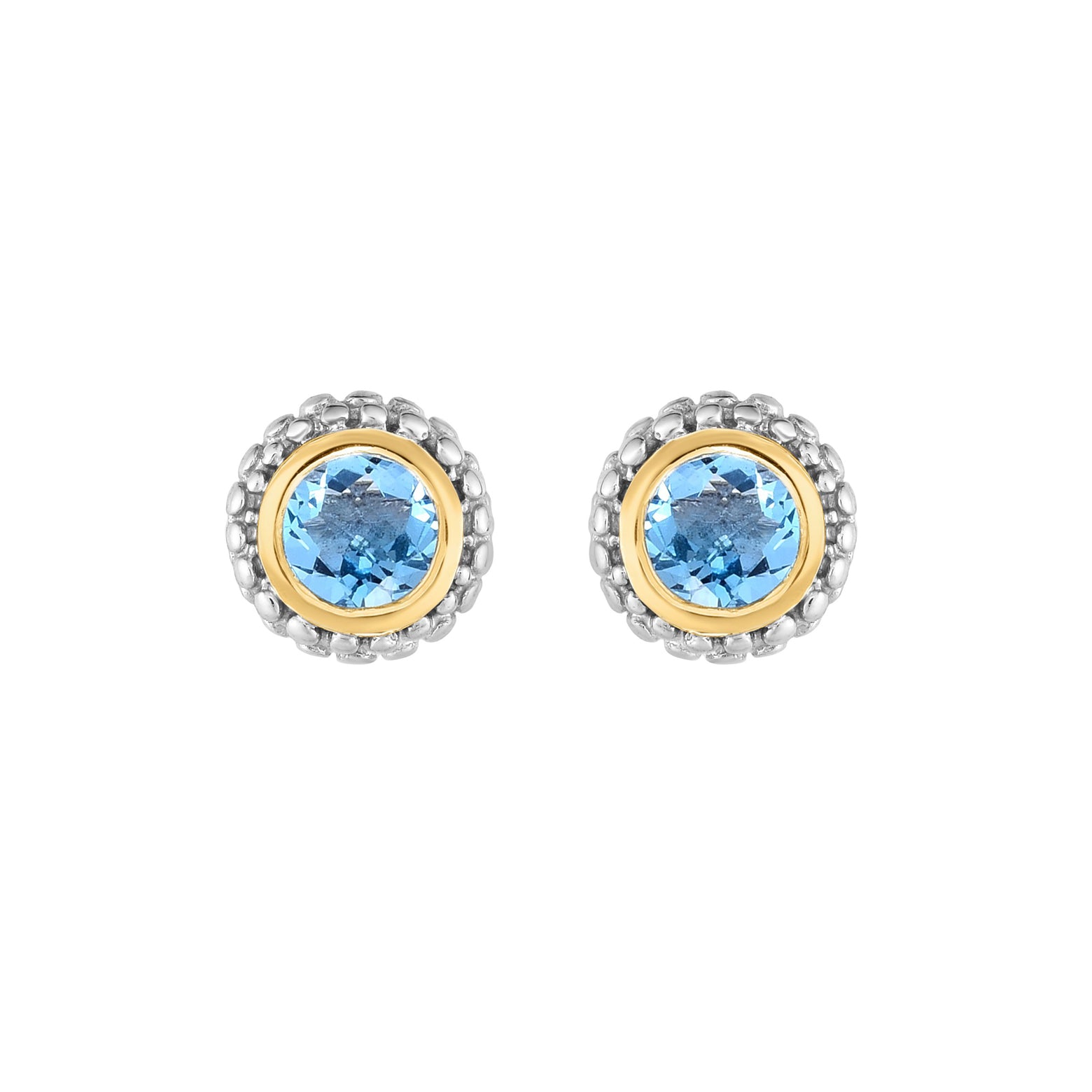 Phillip Gavriel Silver Blue Topaz Earrings