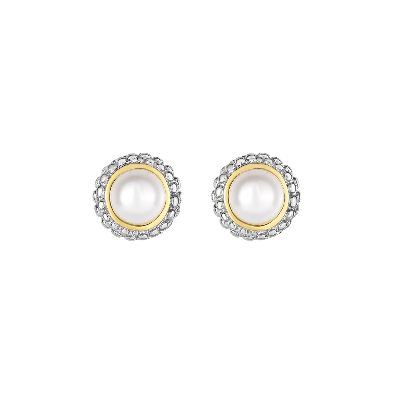 Phillip Gavriel Silver Pearl Earrings