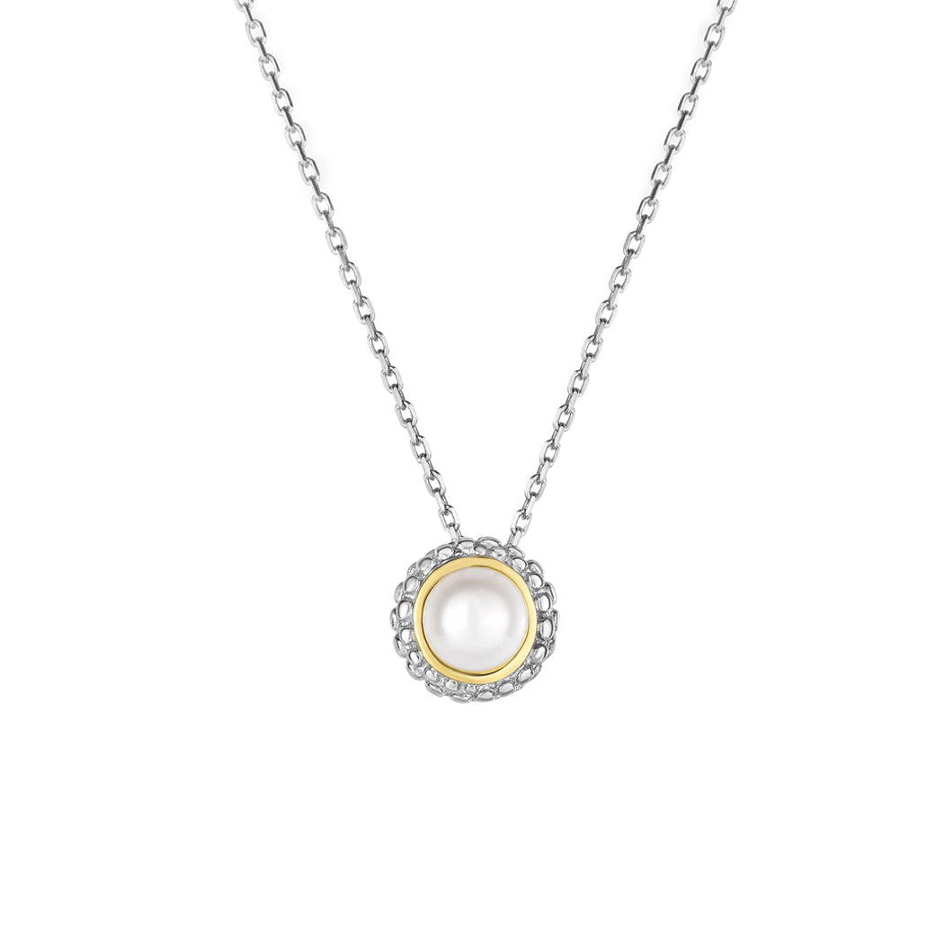 Phillip Gavriel Silver Pearl Pendant