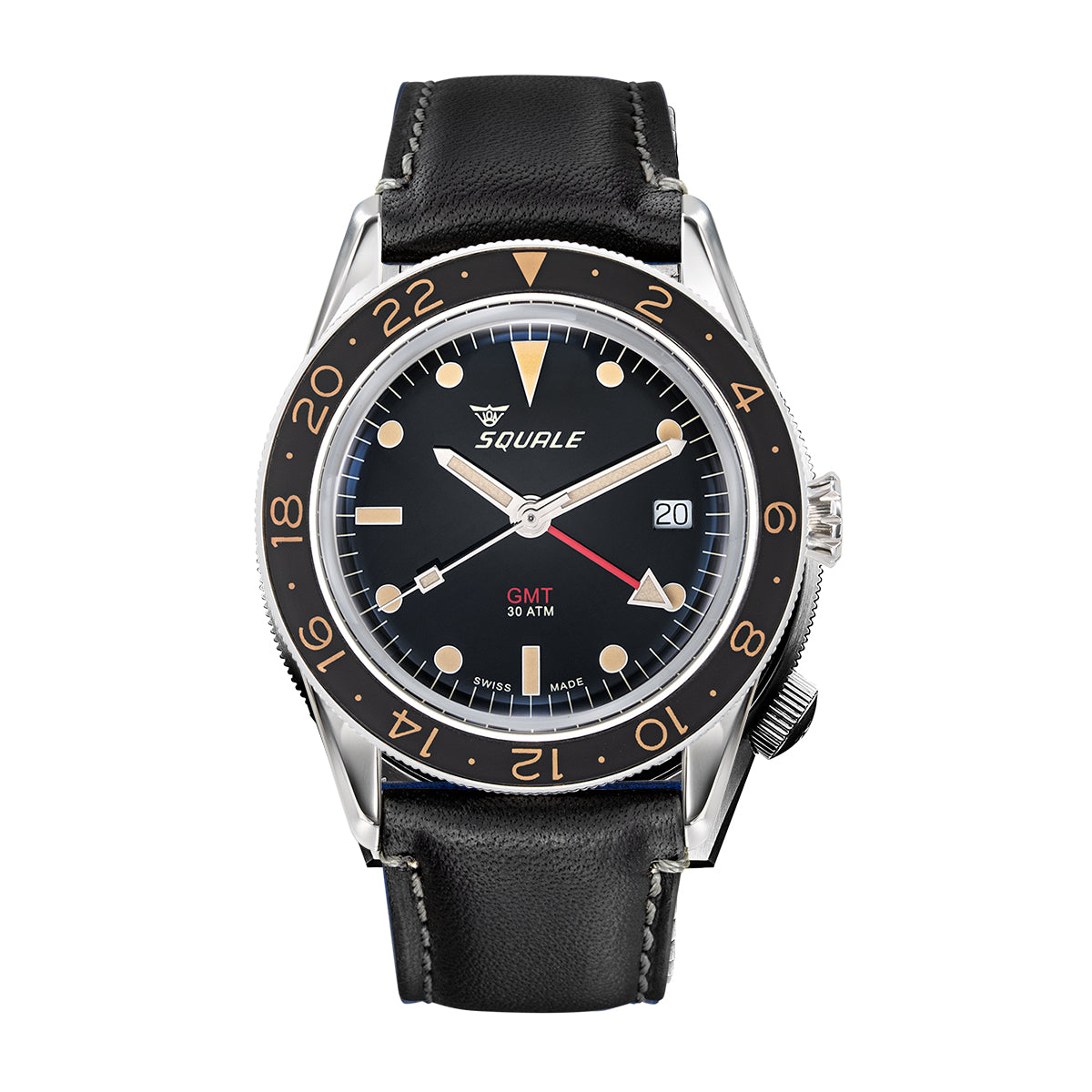 Squale Sub-39 GMT Vintage Watch- SUB-39GMTV.PN