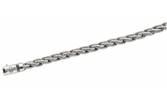Phillip Gavriel Sterling Fancy Woven Bracelet