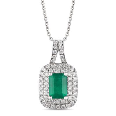 Le Vian® Pendant featuring Costa Smeralda Emeralds™ Vanilla Diamonds® set in 14K Vanilla Gold®