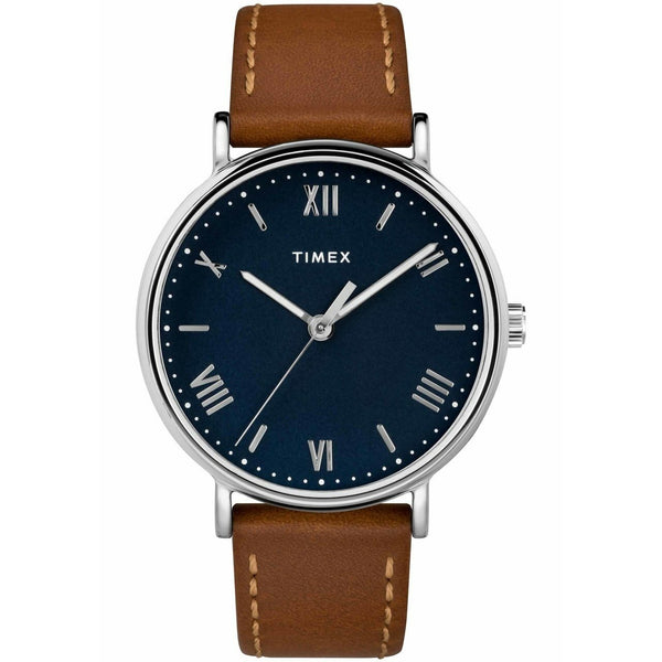 Timex Men's TW2R63900 Southview Brown Leather Watch