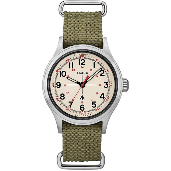 Timex Men's TW2R78800VQ Todd Snyder Military Green Nylon Watch