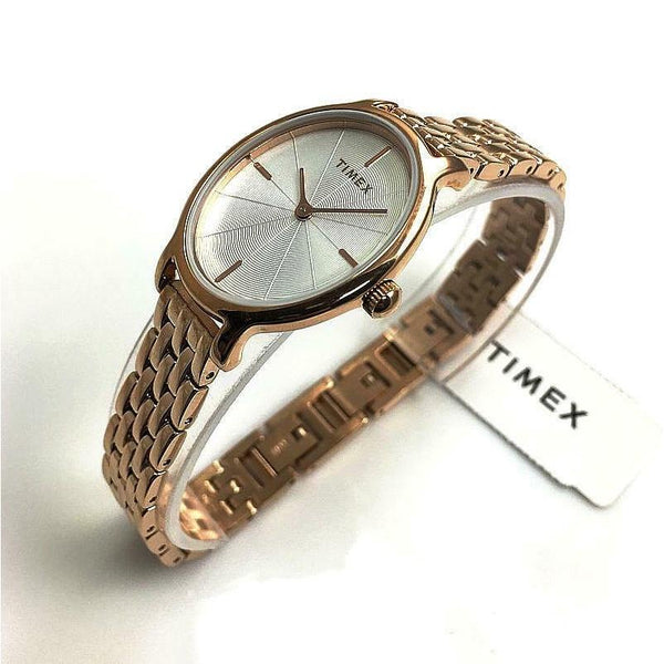 Timex Women's TW2R94000 Milano Rose Gold-Tone Stainless Steel Watch