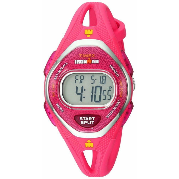 Timex Women's TW5M10700 Ironman Sleek Pink Silicone Watch