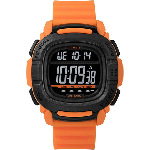 Timex Men's TW5M26500JV Command  Orange Silicone Watch