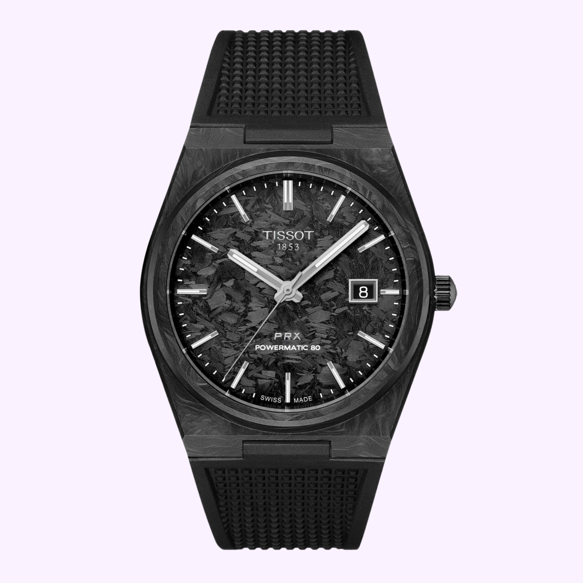 Tissot Watches PRX Powermatic 80 40mm Carbon Men T1379079720100