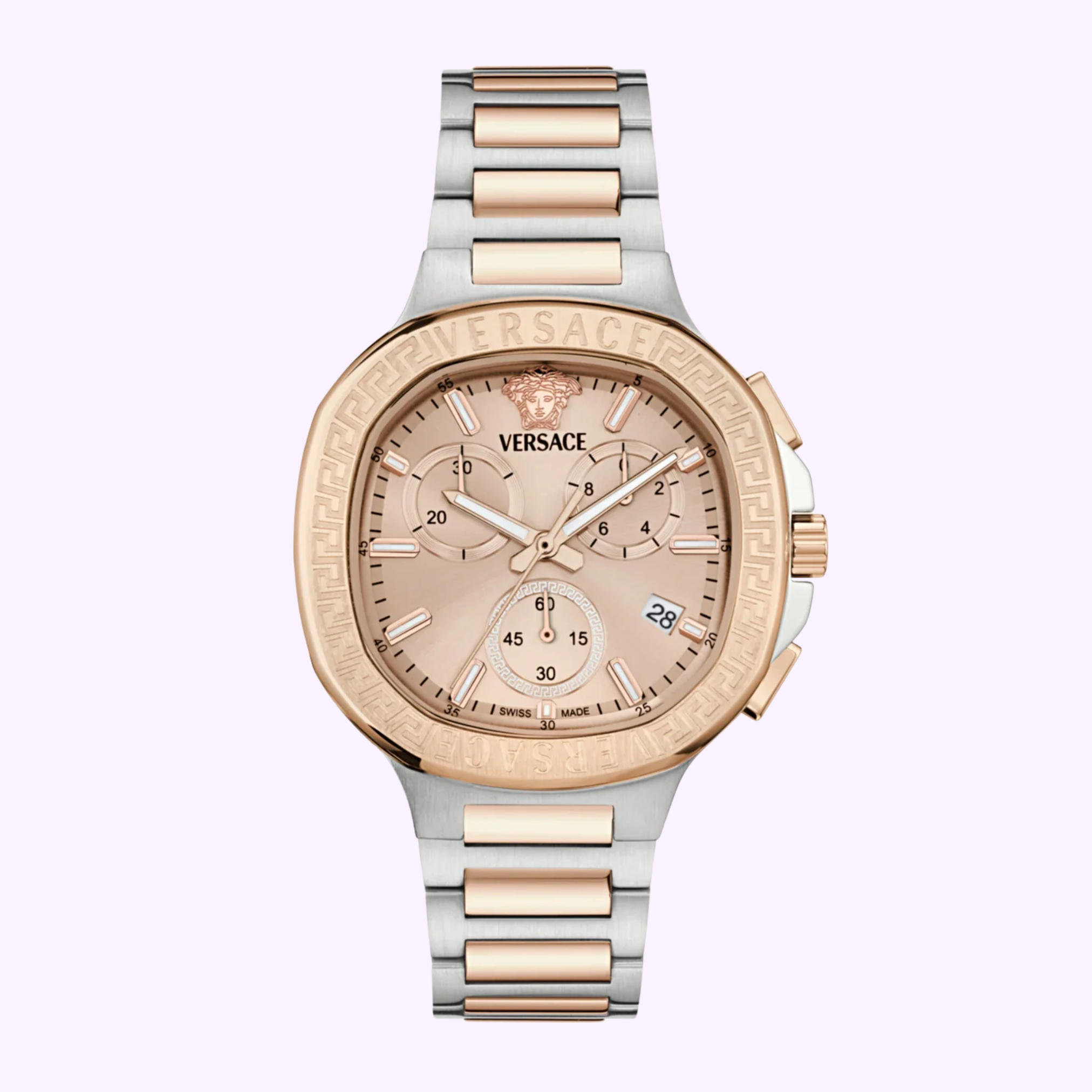 Versace VEVCA0524 V-Chrono Square Bracelet Watch upc 198218260849