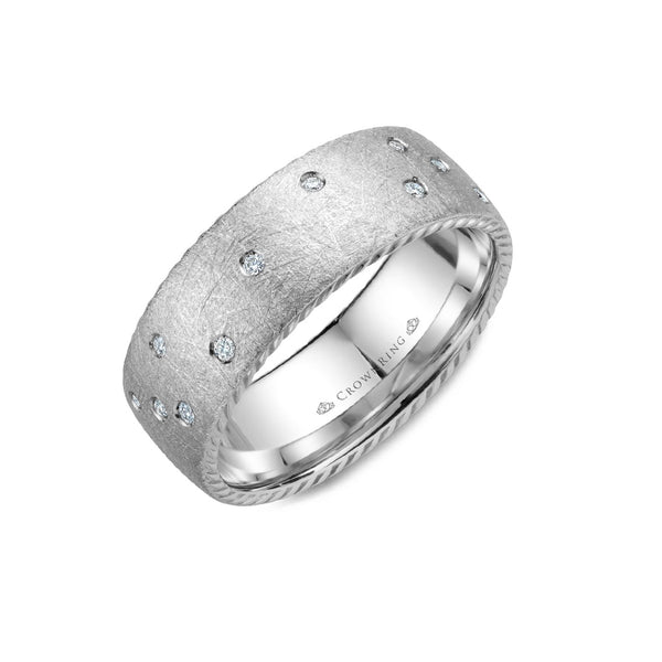 Crown Ring Wedding Band Rope Collection