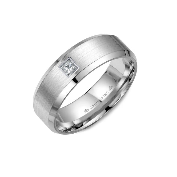 Crown Ring Wedding Band Diamond