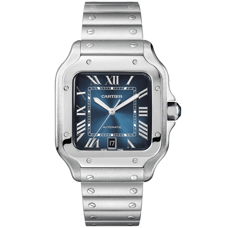 Cartier Santos WSSA0030 Blue Dial Men’s Watch
