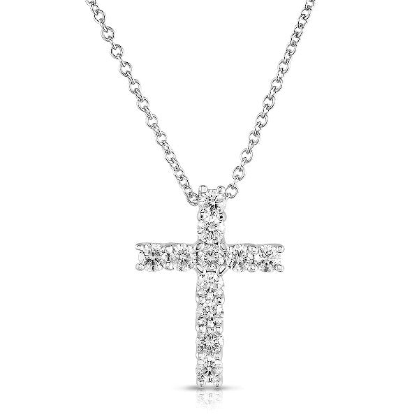 1/4 Carat Diamond Cross Pendant
