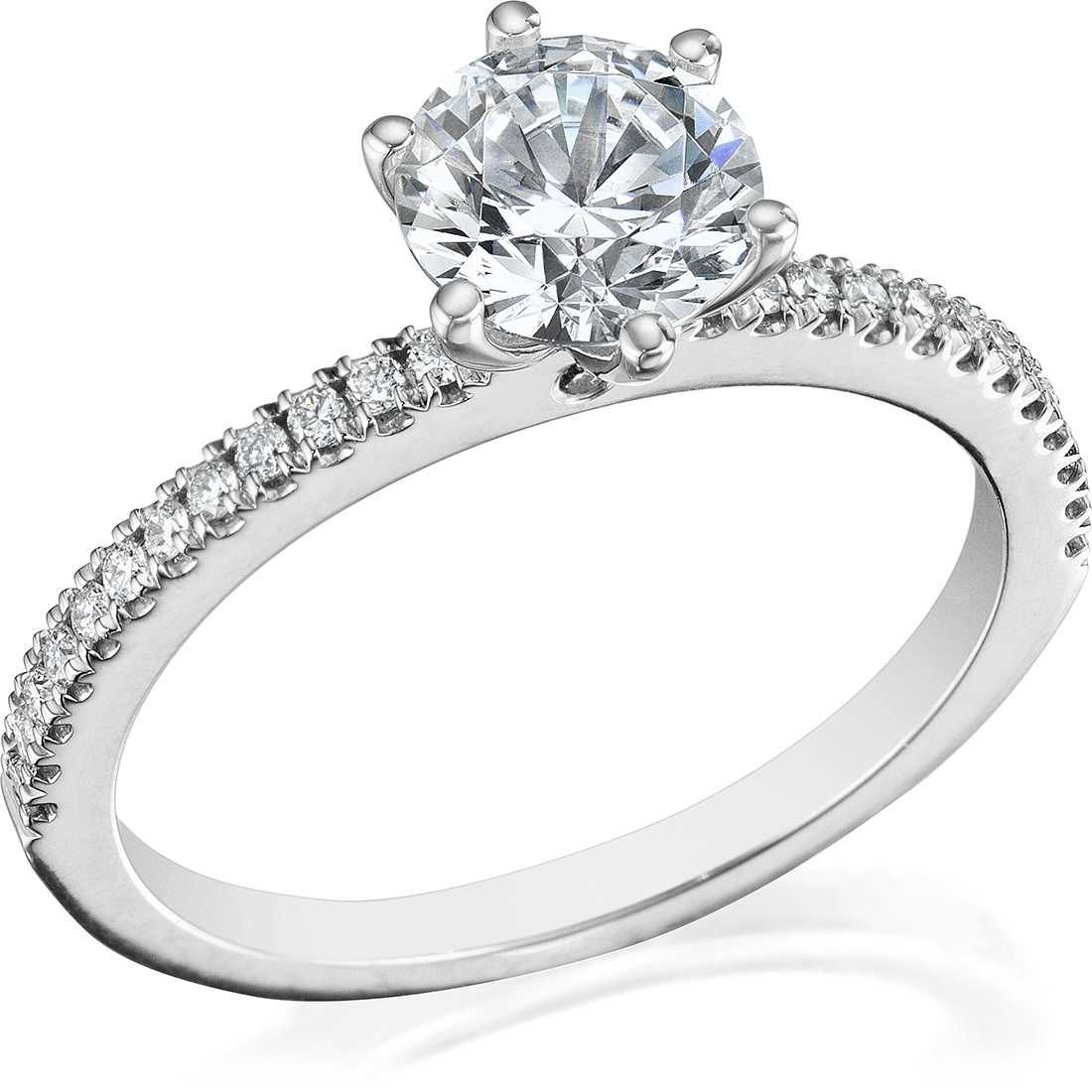 .15ctw Round Cut Diamond Engagement Ring