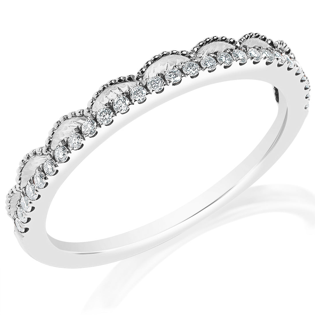 .13ctw Diamond Scallop Band Ring