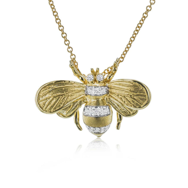 Simon G 18k Yellow Gold Diamond Pendant Necklace – DP274-Y