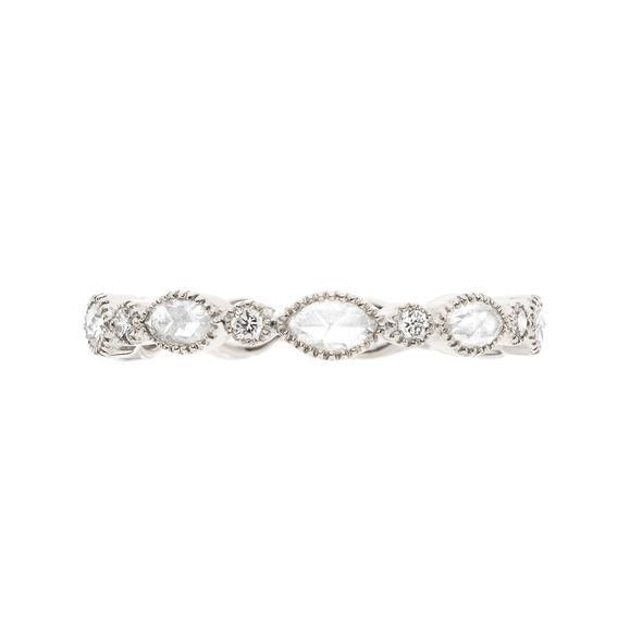 Amara Marquise Rose Cut Diamond Band
