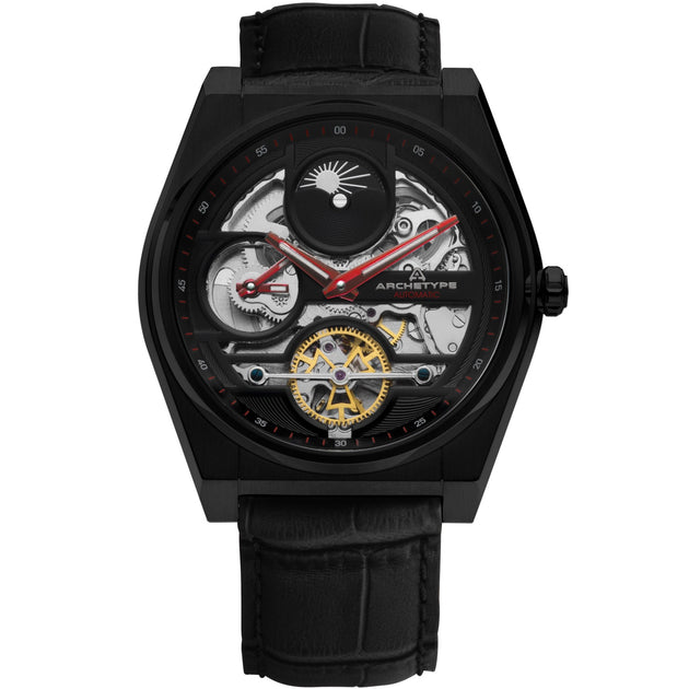 Archetype Rogue Automatic All Black Red