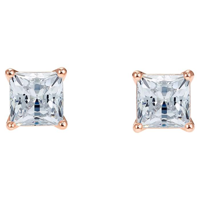 Attract Stud Earrings - Square cut crystal