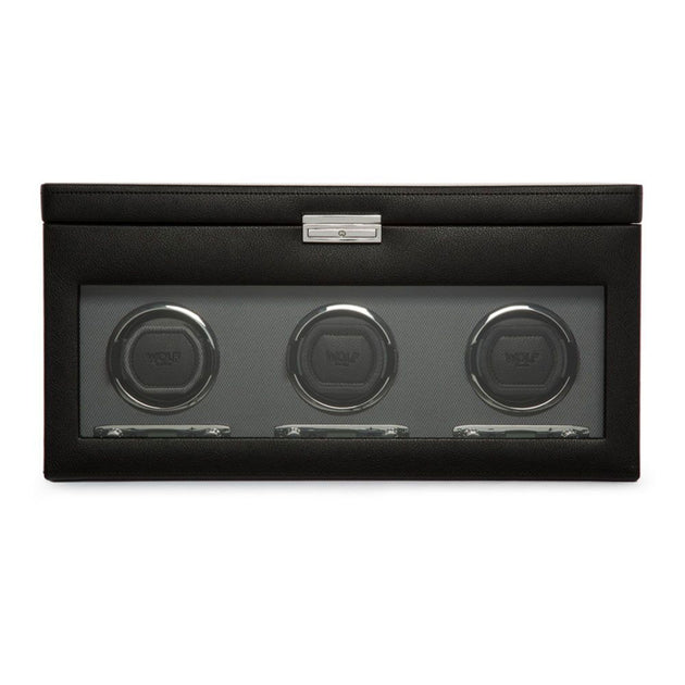 Wolf 1834 Viceroy Triple Watch Winder Programmable With Storage – 456302