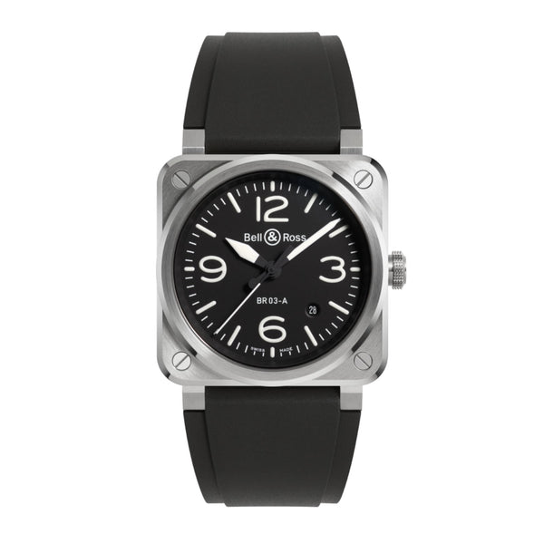 Bell & Ross New BR 03 Black Steel