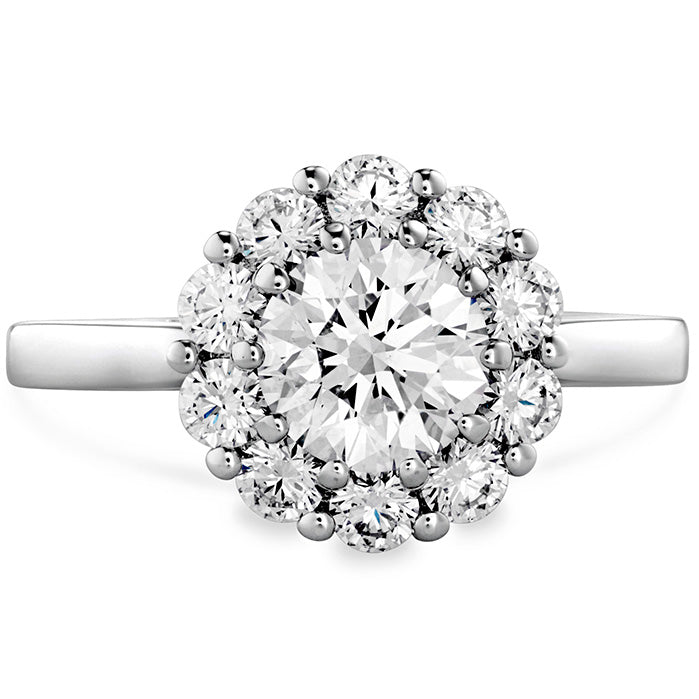 0.2 ctw. Beloved Open Gallery Engagement Ring in 18K White Gold