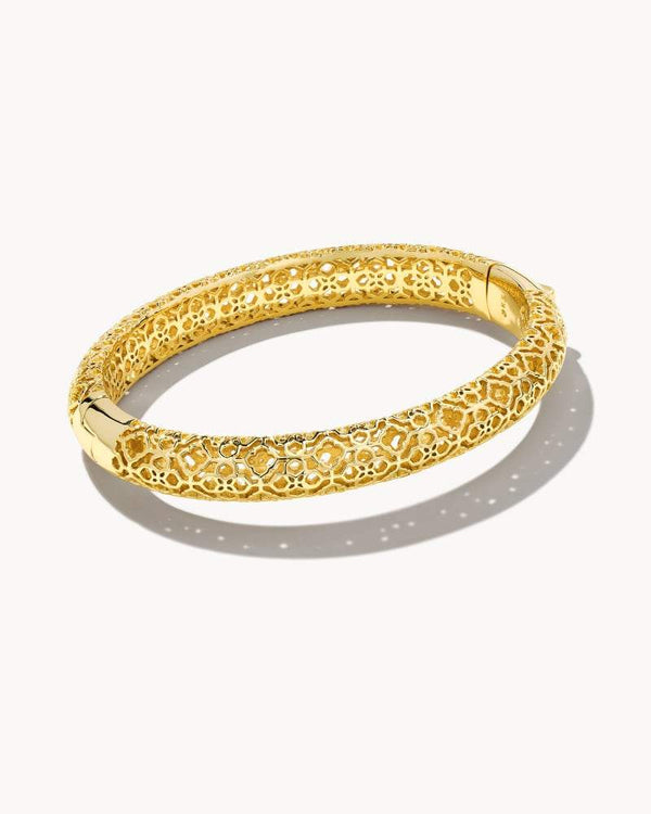 Abbie Bangle Bracelet In Gold. Size M/L