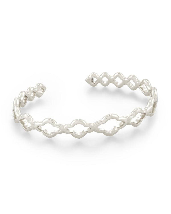 Kendra Scott Abbie Cuff Bracelet In Silver