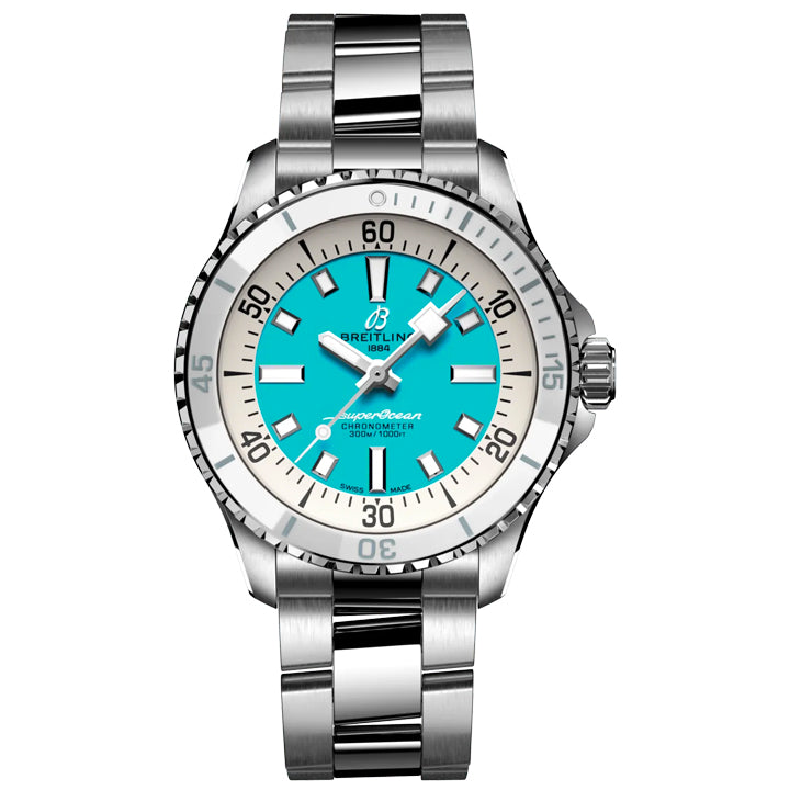 Breitling Superocean Automatic 36 Turquoise Dial - A17377211C1A1