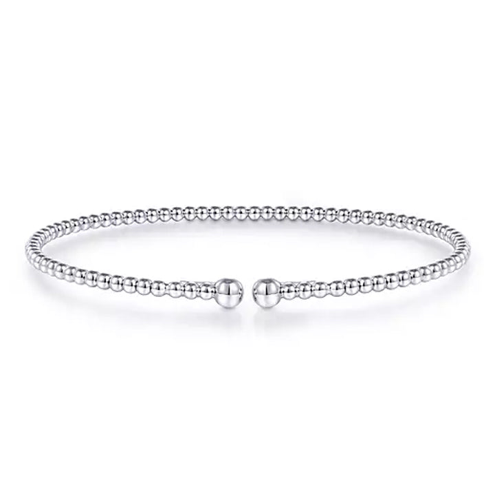 Gabriel & Co 14K White Gold Bujukan Split Bangle Bracelet - BG4107-62W4JJJ