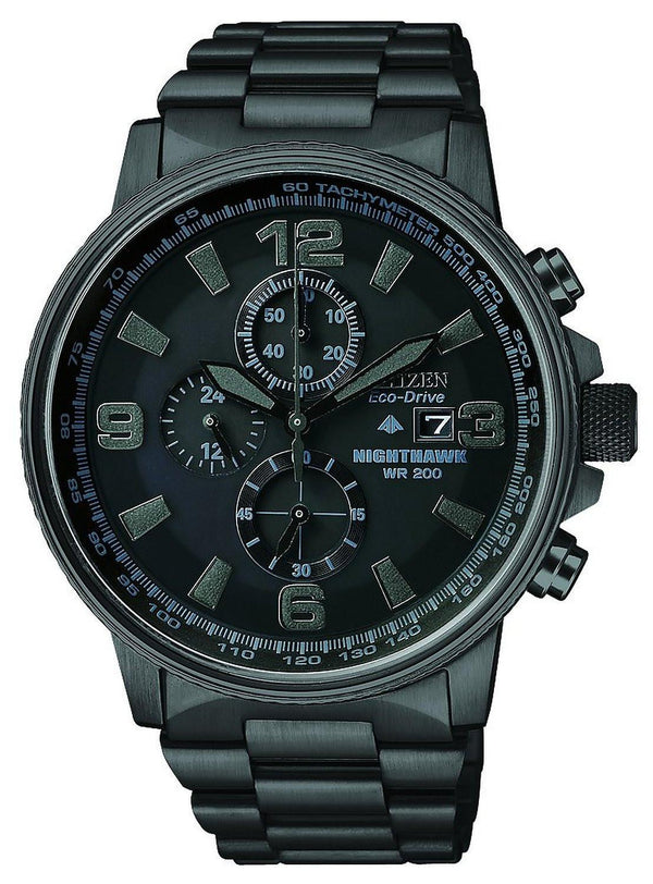 Citizen Eco-Drive Men's Nighthawk Chronograph Watch