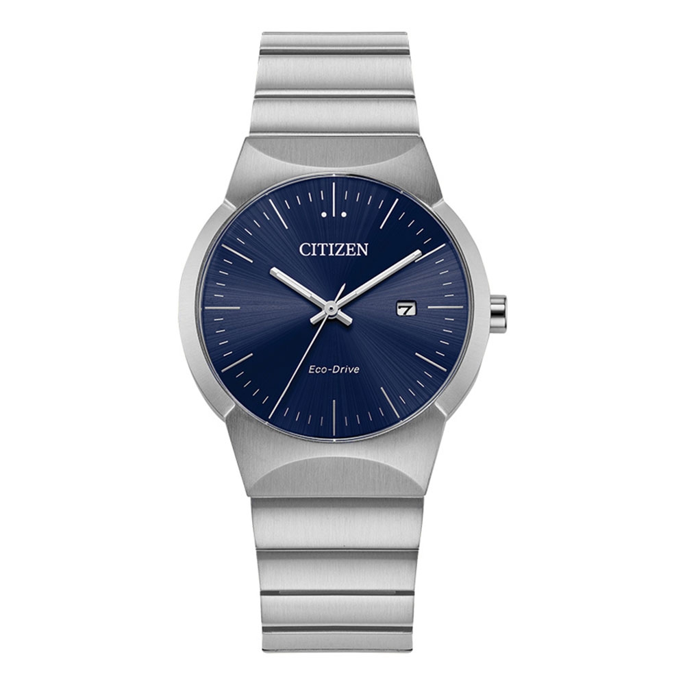 Citizen Eco-Drive Men's Axiom Blue Dial Watch