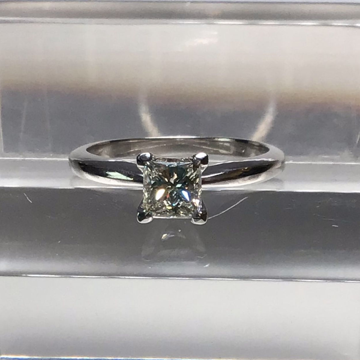 Princess Cut Solitaire