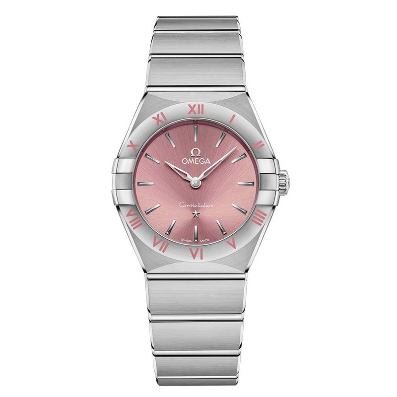 Omega Constellation Quartz 28mm Pink- 131.10.28.60.11.001
