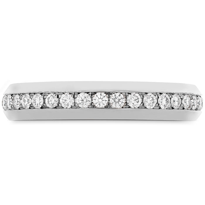 0.5 ctw. Coupled Eternity Band 4mm in 18K White Gold