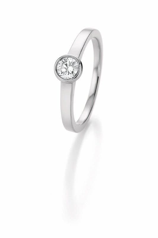 CR Marry Me Engagement Ring/Solitaire Ring White Gold 585 · 0.33 ct W-SI
