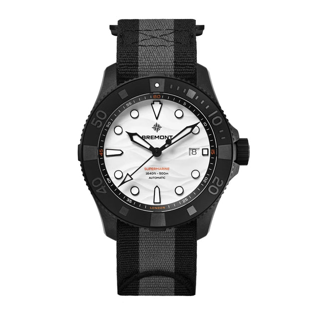 Bremont Supermarine Full Ceramic Polar White Automatic – sm43-dt-bkcer-wh-n-s