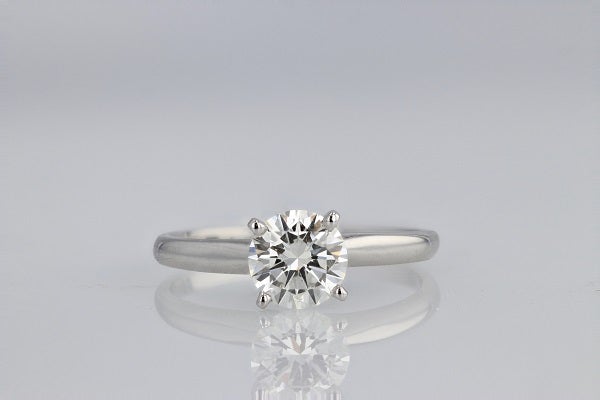Lab Grown Round Solitaire Diamond Engagement Ring
