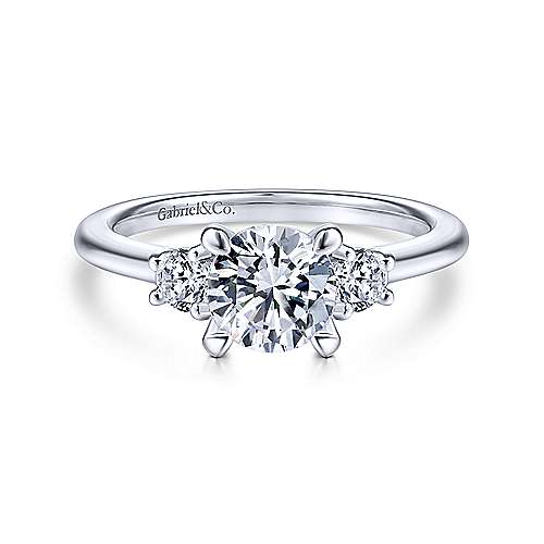 Classic Diamond Ring .28 Cttw 14k White Gold 588A
