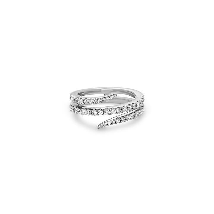 Diamond Swirl Ring