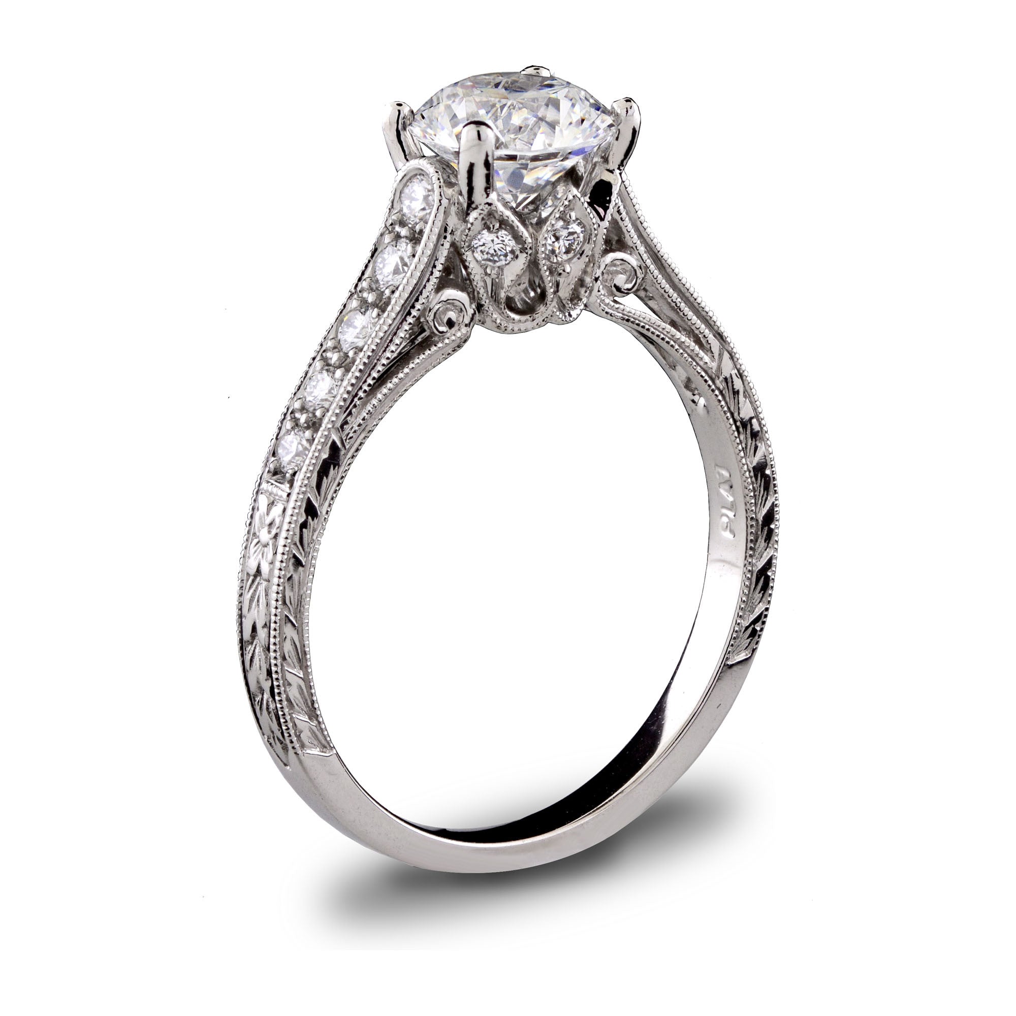 Saturn Jewels Diamond Engagement Ring