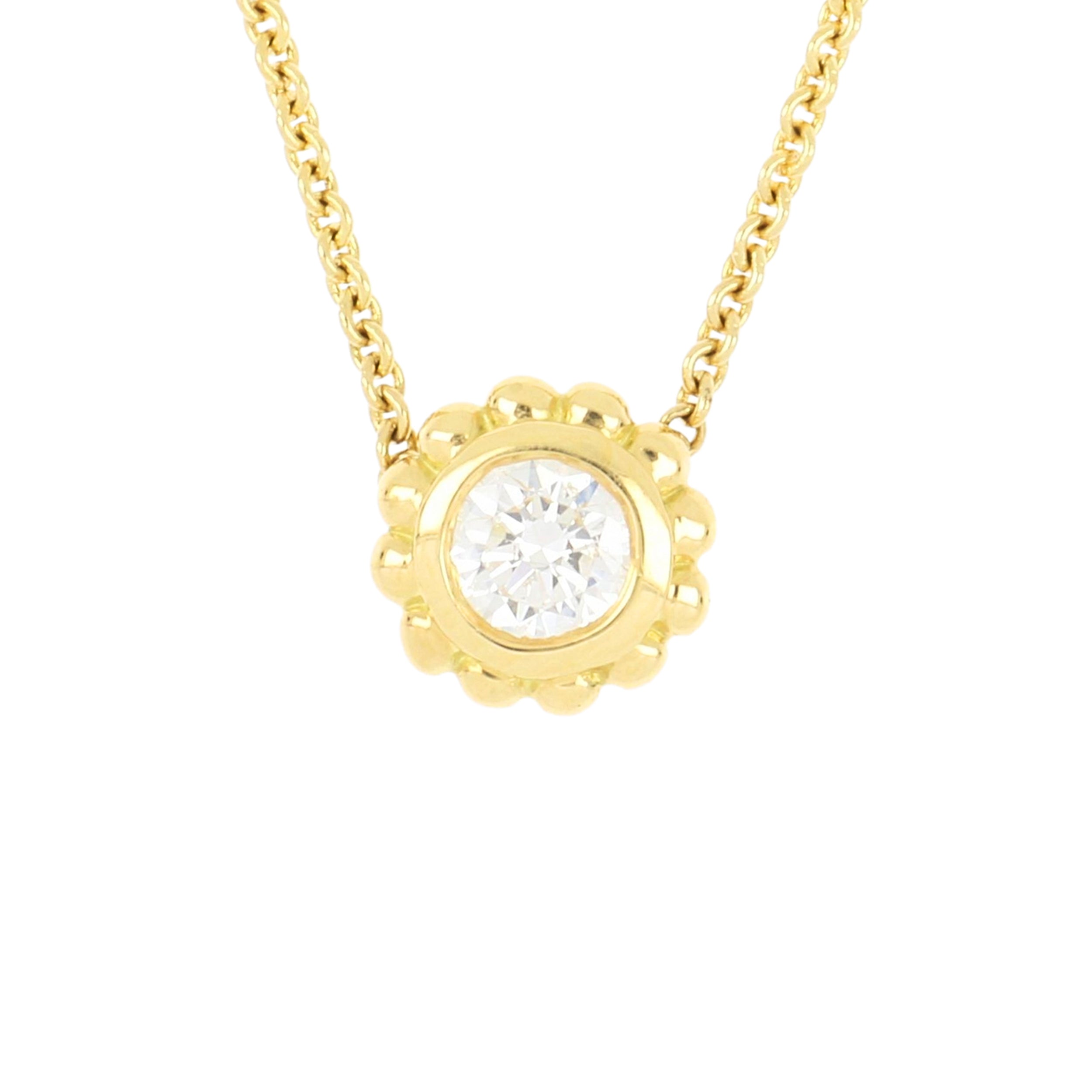 Verragio 18K Gold Diamond Pendant Necklace